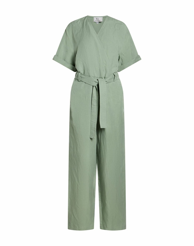 Photo: Woolrich Womens Jumpsuit in Sage green