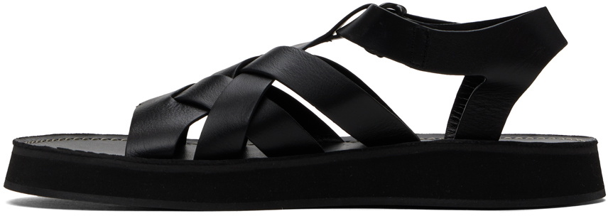 HEREU Black Beltra Sandals