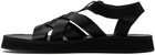 HEREU Black Beltra Sandals