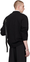 1017 ALYX 9SM Black Buckle Collar Sweater