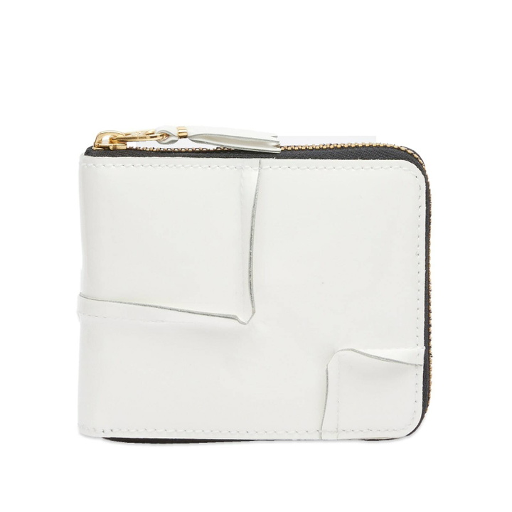 Photo: Comme des Garçons Wallet SA7100RH Reversed Hem Wallet in White 