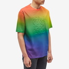 Loewe Men's Rainbow Anagram T-Shirt in Multi