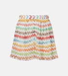 Missoni Zigzag lamé shorts