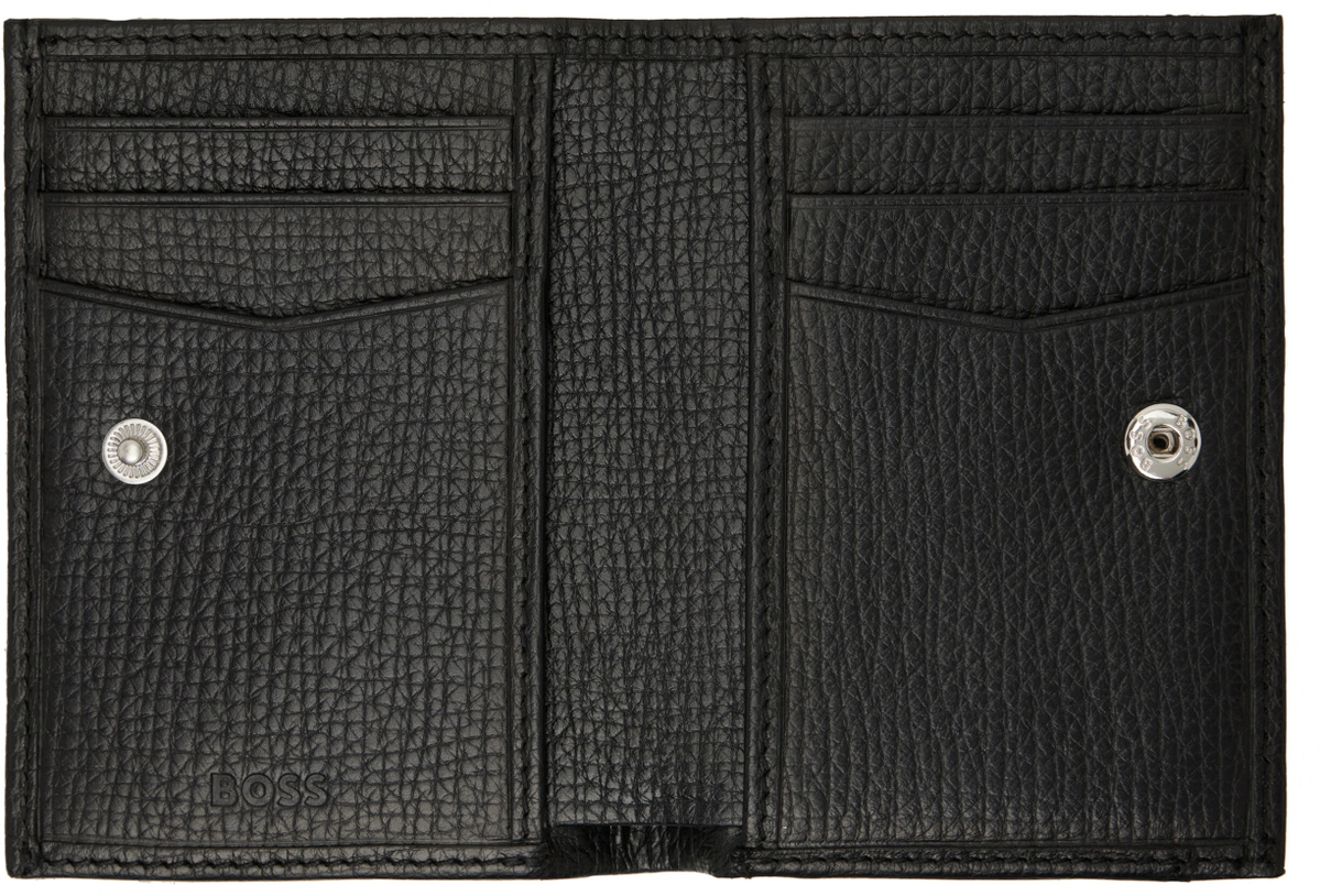 BOSS Black Leather Bifold Wallet