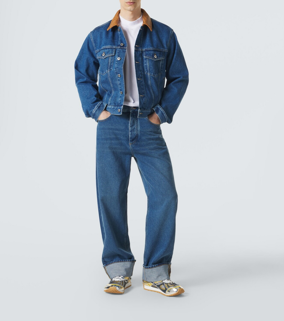 Bottega Veneta Intrecciato denim jacket
