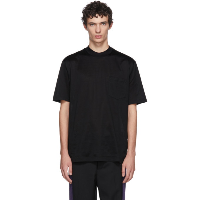 Photo: Lanvin Black High Collar T-Shirt