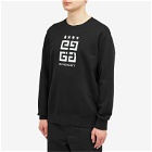 Givenchy Men's 4G Stamp Logo Sweatshirt in Black