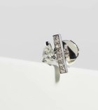 Repossi Serti Sur Vide 18kt white gold single earring with diamonds