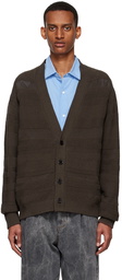 mfpen Brown Recycled Cotton Cardigan