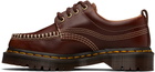 Dr. Martens Brown Lowell Leather Moc Toe Derbys