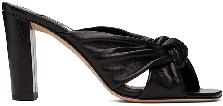 Photo: Jimmy Choo Black Avenue 85 Mules