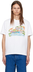 Casablanca White 'The Road To Knowledge' T-Shirt