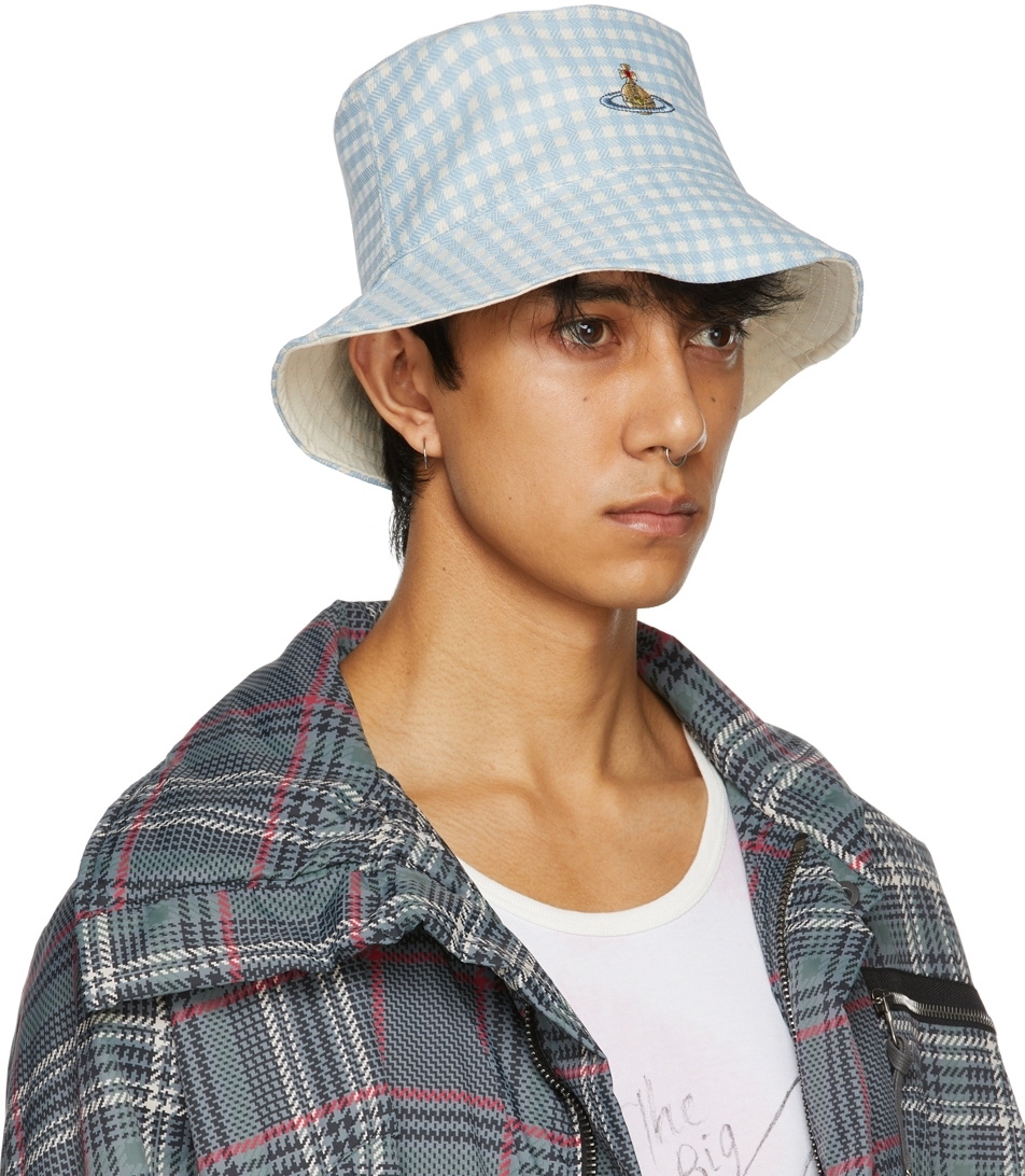 Vivienne Westwood Blue Patsy Bucket Hat Vivienne Westwood