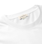 Alexander McQueen - Logo-Embroidered Cotton-Jersey T-Shirt - White