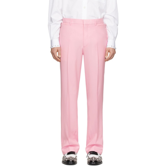 Photo: Burberry Pink Wool Trousers