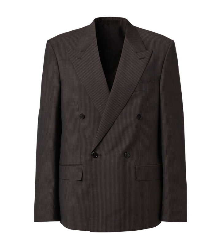 Photo: Gucci Pinstripe wool and mohair blazer