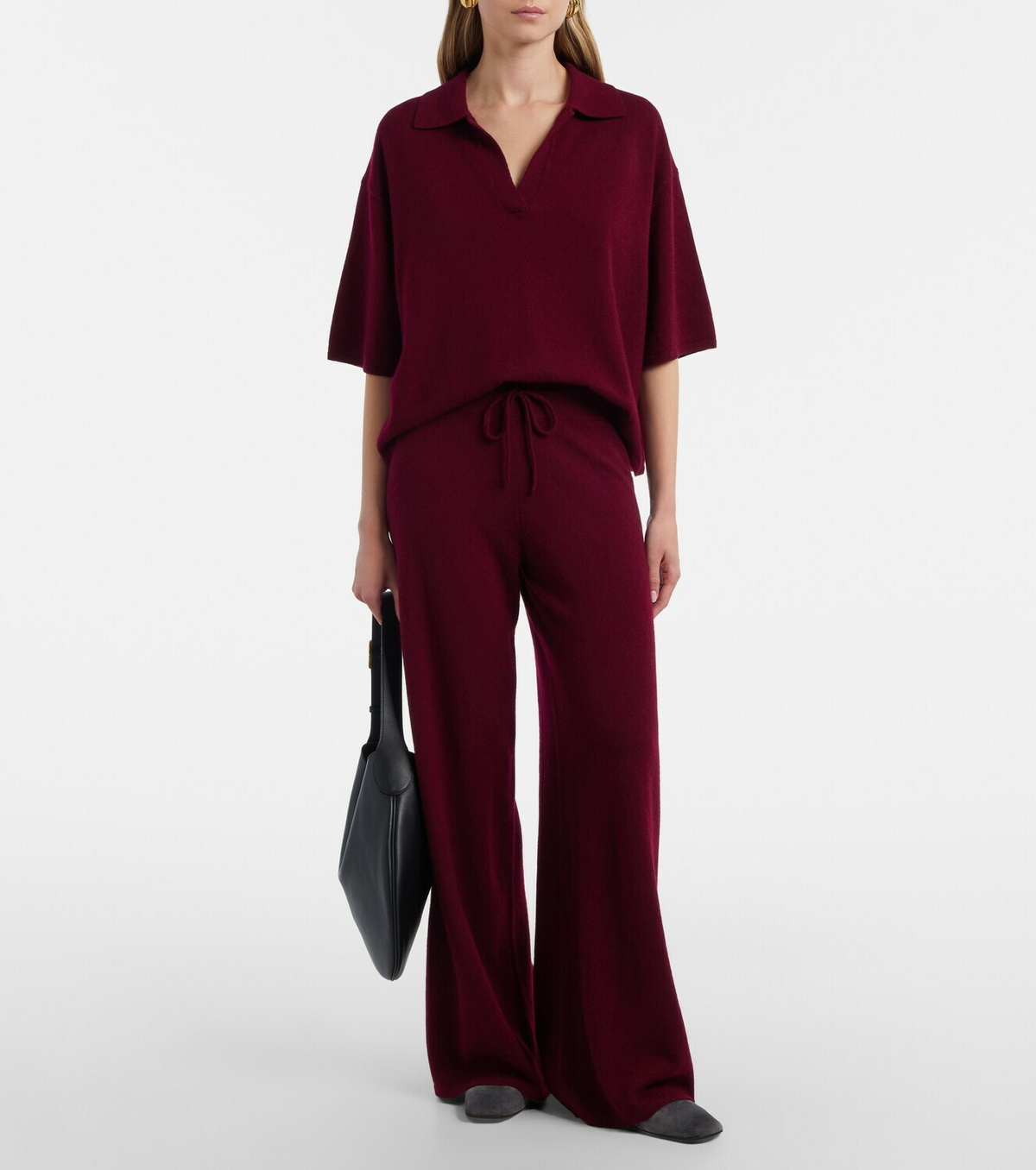 Lisa Yang Sofi cashmere wide-leg pants