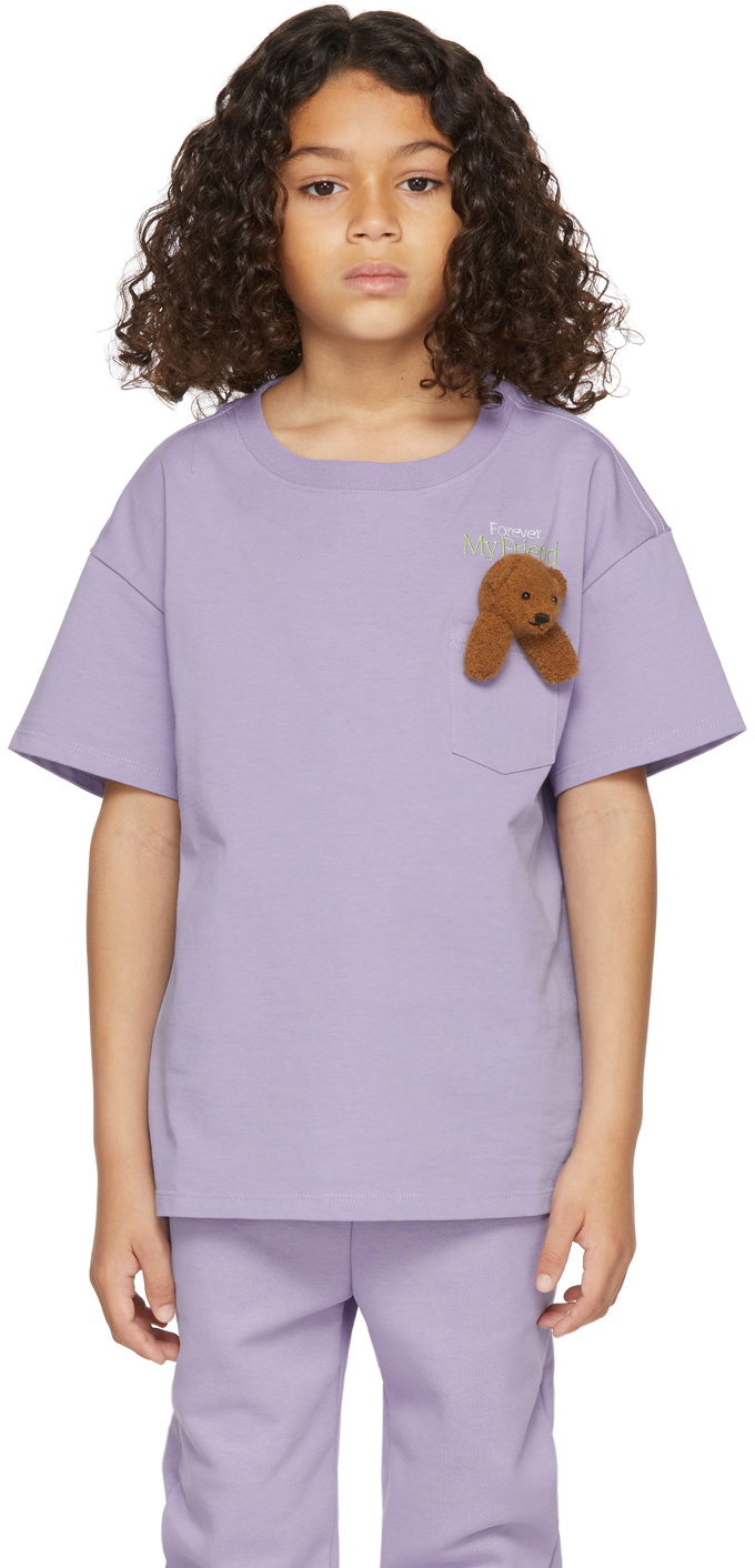 Childrens purple best sale t shirt