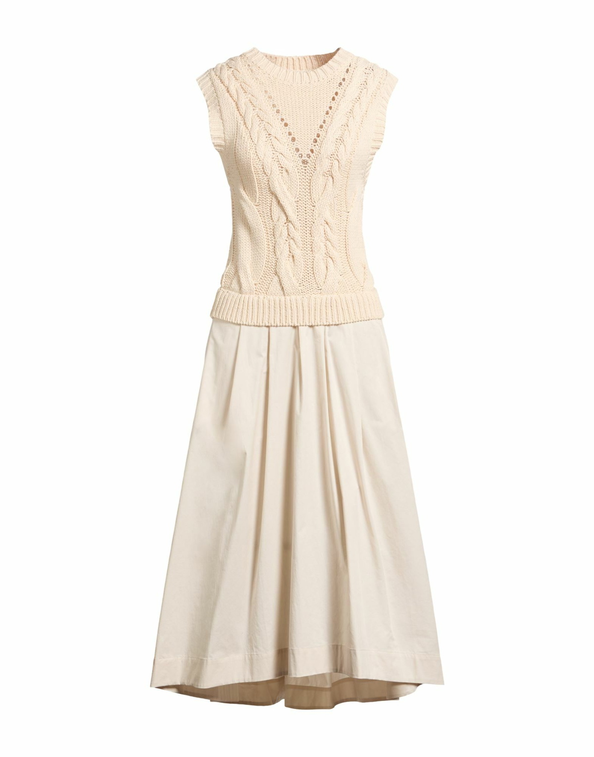 Peserico Womens Midi dress in White