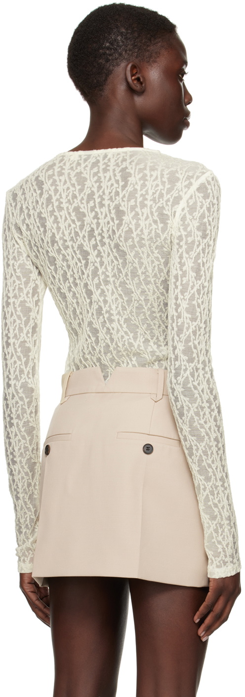 CAMILLA AND MARC Off-White Elda Long Sleeve T-Shirt