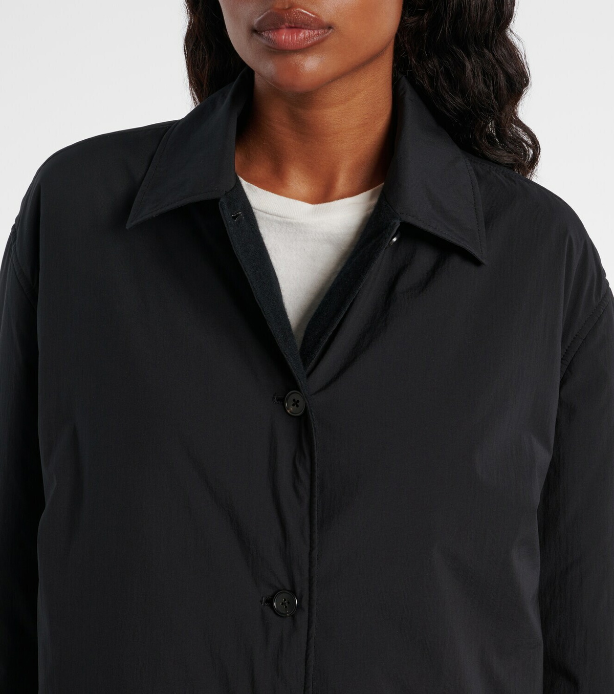 The Row Evadne technical overshirt