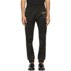 Moschino Black and Gold Double Question Mark Lounge Pants