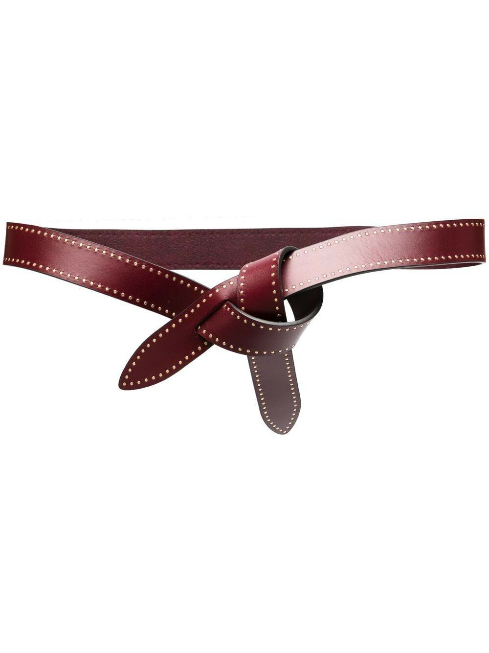 isabel marant lecce leather belt