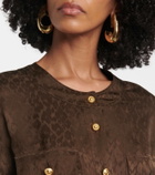 Tom Ford Silk jacquard midi dress