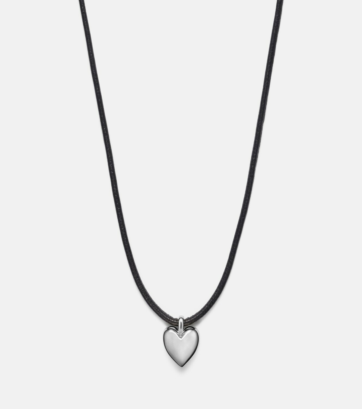 Jennifer Fisher Puffy Heart silver-plated pendant necklace