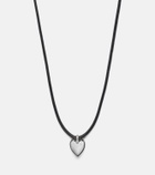 Jennifer Fisher Puffy Heart silver-plated pendant necklace