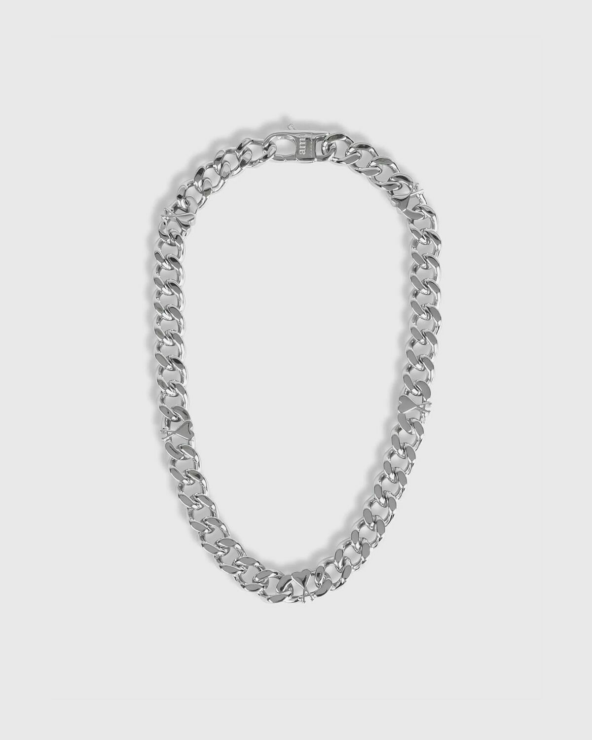 AMI Paris ADC CHAIN NECKLACE silver Mens Jewellery