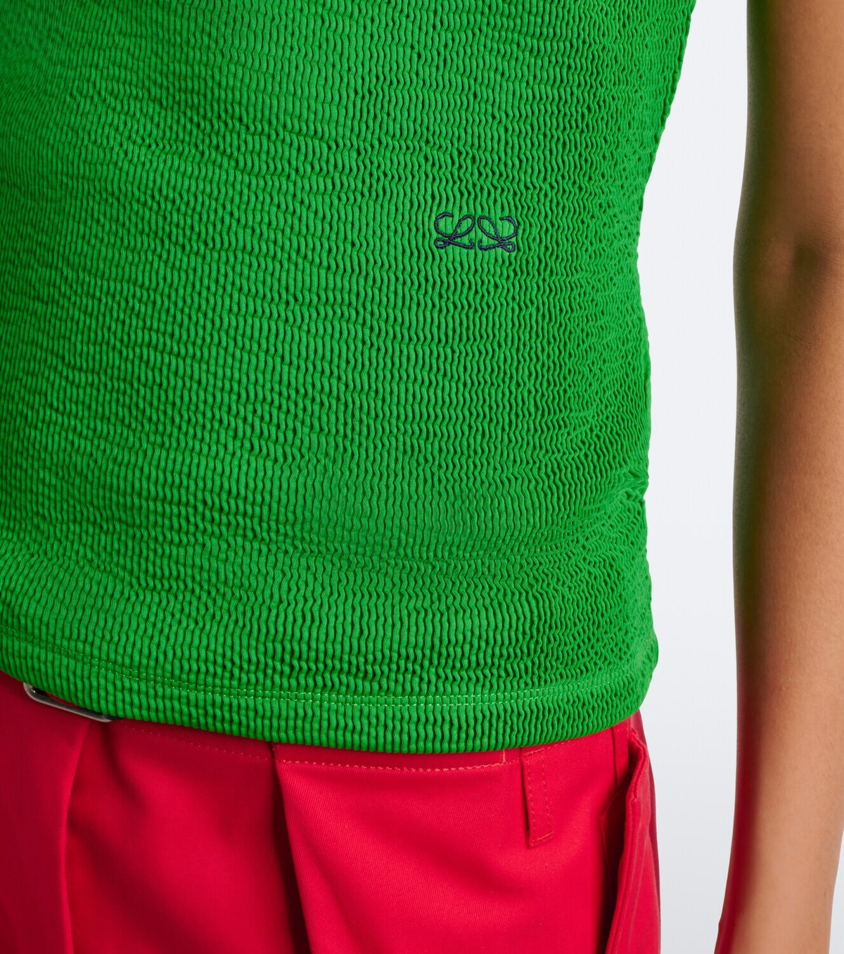 Loewe Double L jersey tank top