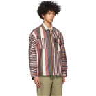 NAPA by Martine Rose Multicolor Striped Zip Jacket