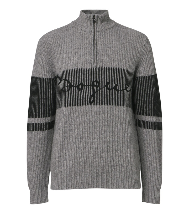 Photo: Bogner Loris logo yak half-zip sweater