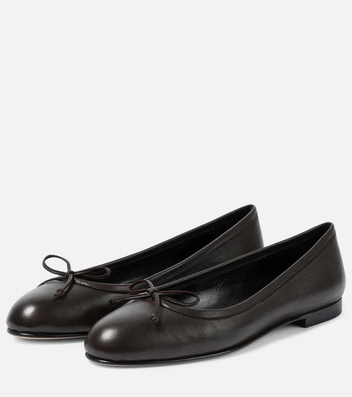 Manolo Blahnik Veralli leather ballet flats