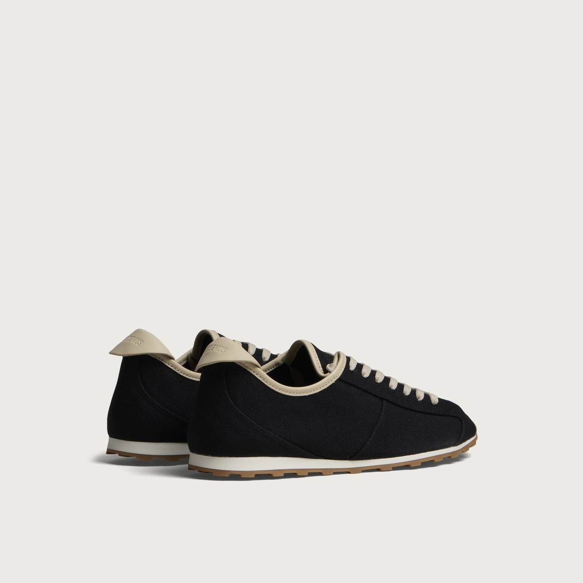 Jacquemus Men's Tennis Sneaker in Black