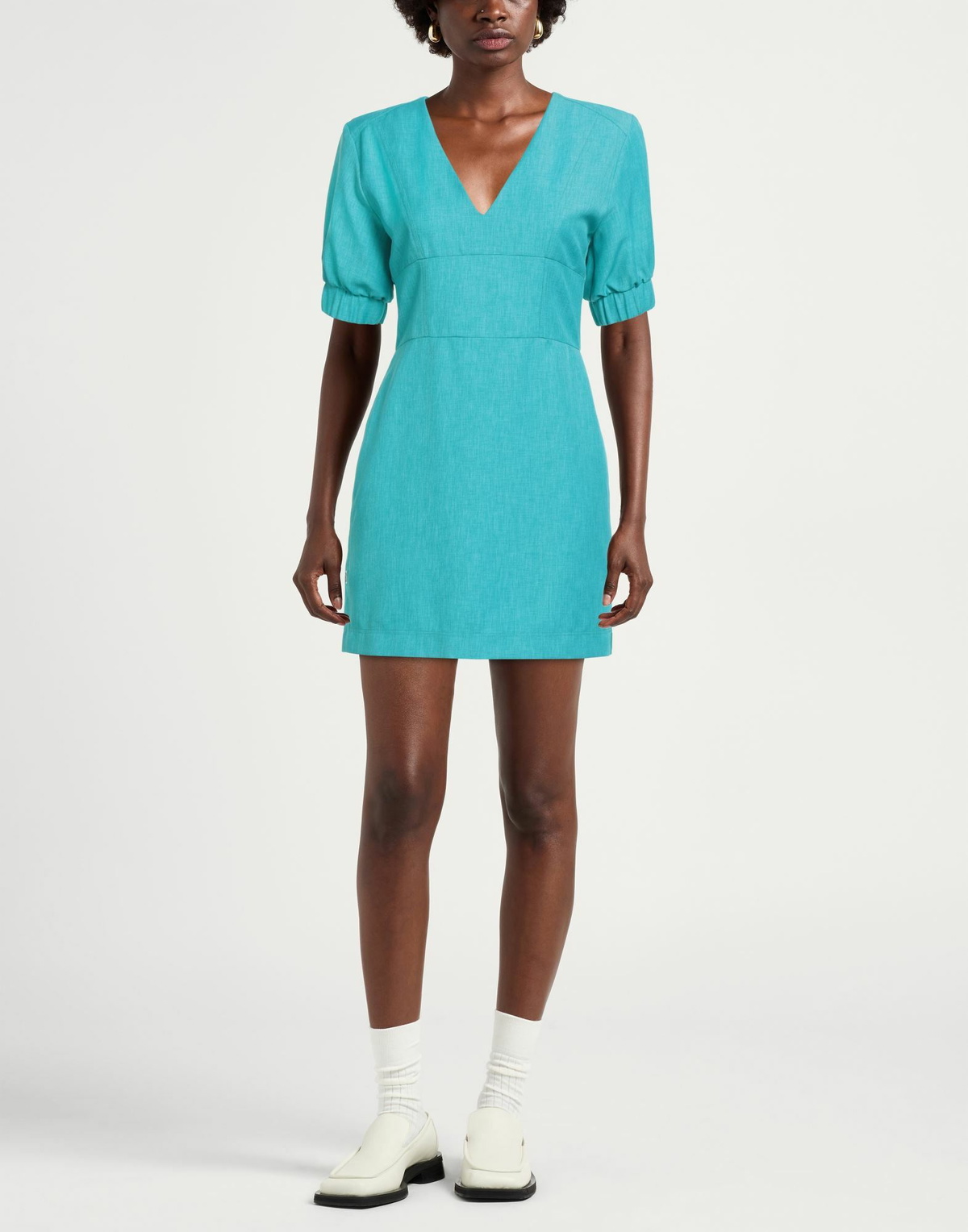 Jijil Womens Mini dress Turquoise