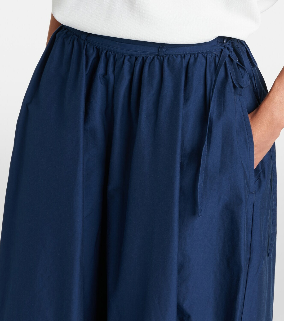 Polo Ralph Lauren Belted cotton and silk balloon pants