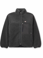 Danton - Logo-Appliquéd Shell-Trimmed Fleece Jacket - Gray