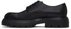Ferragamo Black Chunky Lace Up Derbys