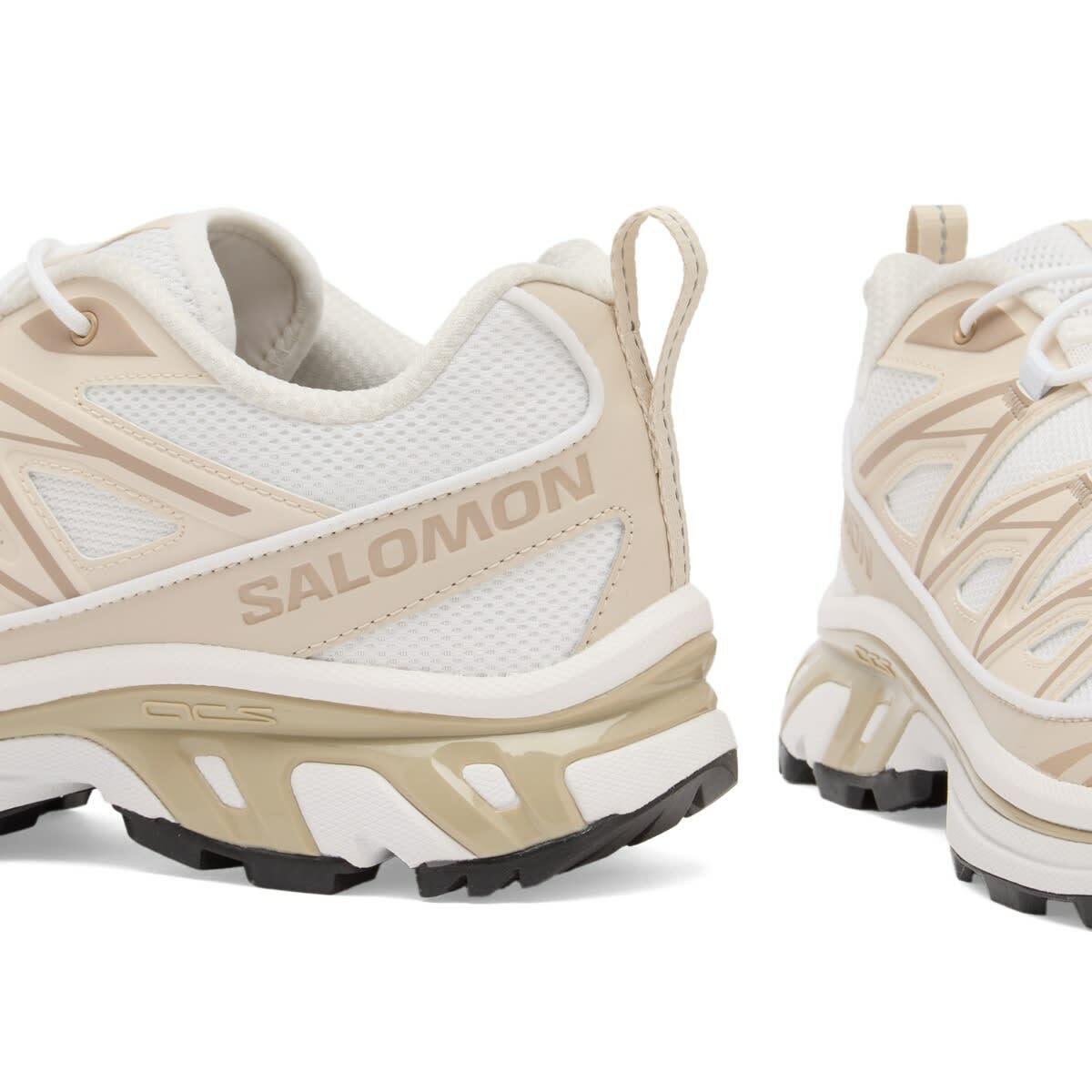 Salomon XT-6 EXPANSE Sneaker in White/Rainy Day &Oxford Tan