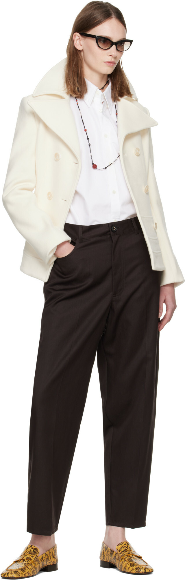 Cordera Brown Carrot Trousers