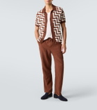 Frescobol Carioca Pinto crochet cotton cardigan