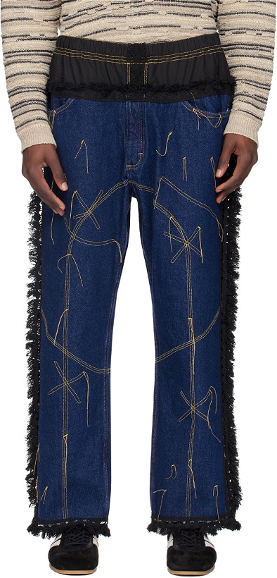 Photo: SC103 SSENSE Exclusive Indigo Jeans