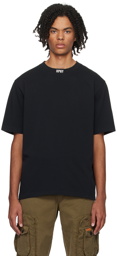 Heron Preston Black Embroidered T-Shirt