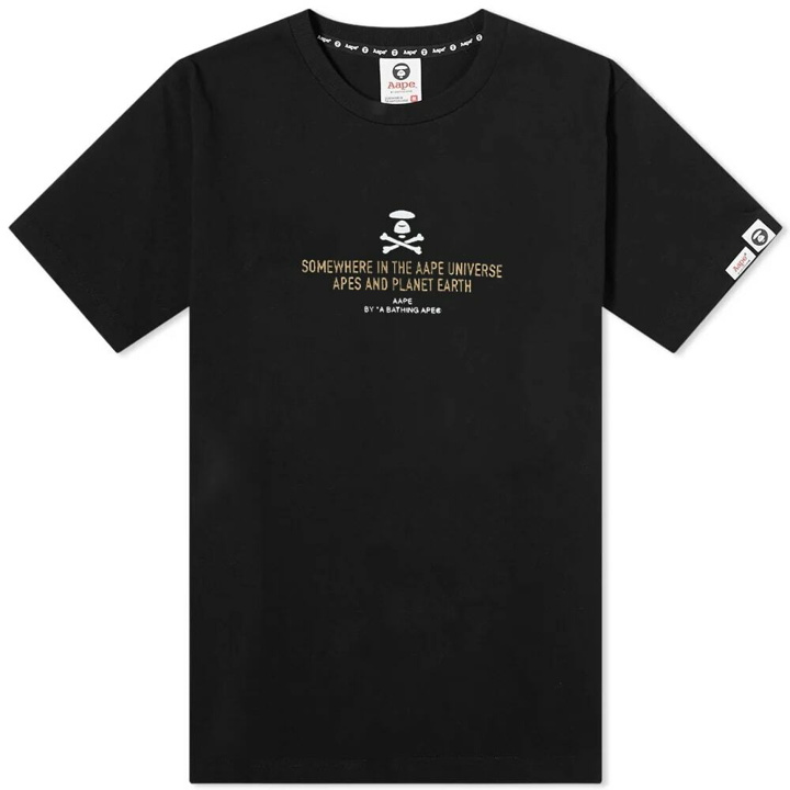 Photo: AAPE Men's Universe T-Shirt in Black