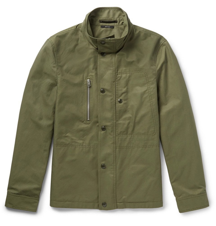 Photo: TOM FORD - Cotton-Blend Field Jacket - Men - Army green