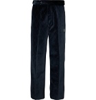 Needles - Navy Embroidered Velvet Suit Trousers - Blue