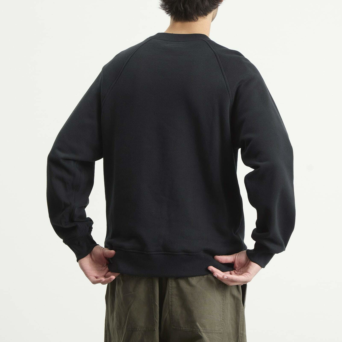 Kaptain Sunshine Men's Suvin Crewneck Sweatshirt in Black