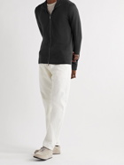 Massimo Alba - Aliseo Garment-Dyed Cashmere Zip-Up Cardigan - Black